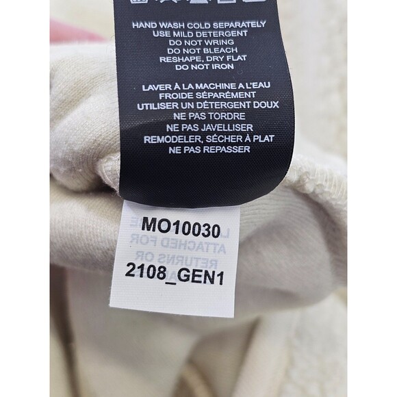 GC CUTS Men's XXL Polartec Full-Zip Pocket Sherpa Jacket Sweatshirt Off White - Picture 9 of 9